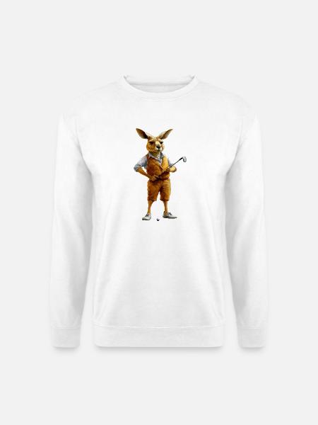 Golf Kängurus - Unisex Pullover - Weiß