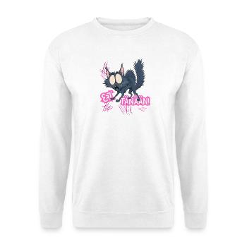 Nicht heute! - Unisex Pullover - Weiß - Vorne - Alina (178cm) & Michal (187cm)