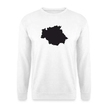 Hidalgo Humor-Geschenk-T-Shirt - Unisex Pullover - Weiß - Vorne - Alina (178cm) & Michal (187cm)
