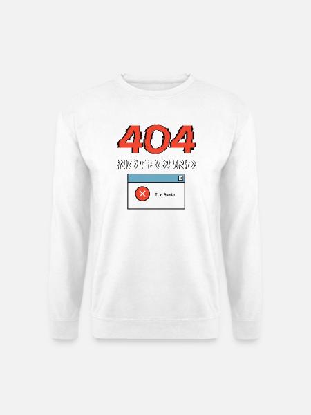 Fehler 404 - Unisex Pullover - Weiß