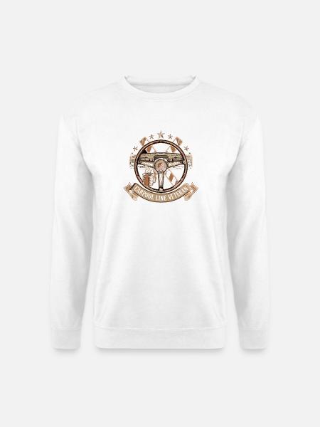 Carpool Veteranen Emblem - Unisex Pullover - Weiß