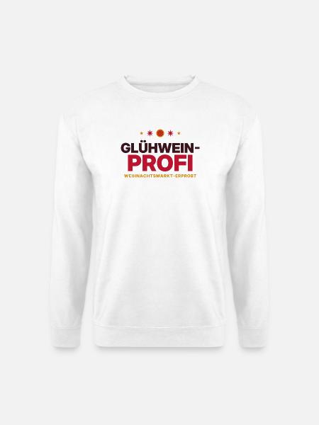 Glühwein-Profi Weihnachtsmarkt - Unisex Pullover - Weiß