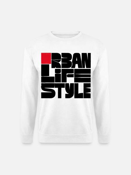 Urban Life Style - Unisex Pullover - Weiß