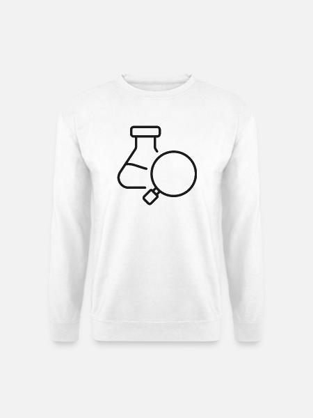 Laboranalyse-Wissenschaftssymbol - Unisex Pullover - Weiß