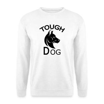 Dog dog - Unisex Pullover - Weiß - Vorne - Alina (178cm) & Michal (187cm)
