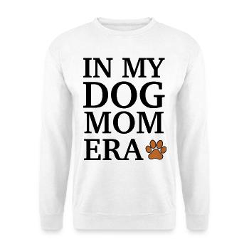 In My Dog Mom Era - Unisex Pullover - Weiß - Vorne - Alina (178cm) & Michal (187cm)