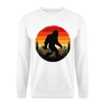 Bigfoot Morchel - Unisex Pullover - Weiß - Vorne - Alina (178cm) & Michal (187cm)
