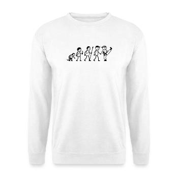  Evolution Taekwondo Aikido Karate Kung-Fu Sport - Unisex Pullover - Weiß - Vorne - Alina (178cm) & Michal (187cm)