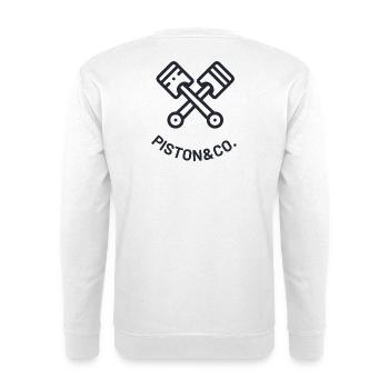 PISTON - CO - Unisex Sweatshirt - white - Back