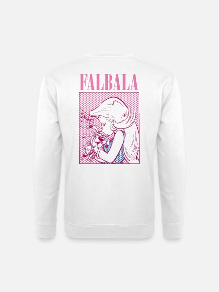Asterix & Obelix Falbala Küsst Idefix - Unisex Pullover - Weiß