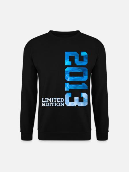 13. GEBURTSTAG LIMITED EDITION 2013 - Unisex Pullover - Schwarz