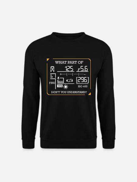 photographer - Unisex Sweatshirt - black