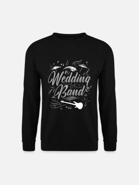 Hochzeitsband Musiker Live Musik - Unisex Pullover - Schwarz