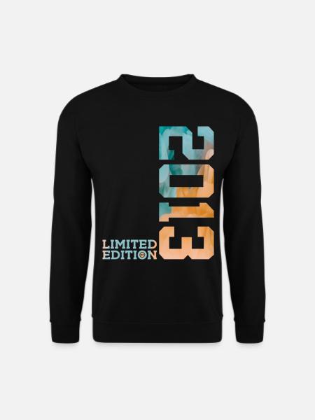 13. GEBURTSTAG LIMITED EDITION 2013 - Unisex Pullover - Schwarz