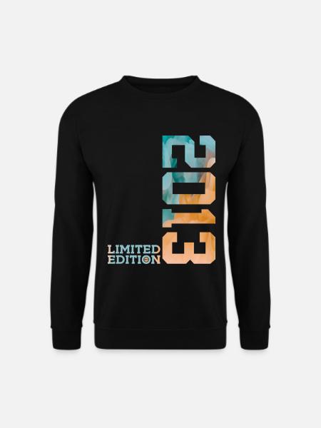 13. GEBURTSTAG LIMITED EDITION 2013 - Unisex Pullover - Schwarz