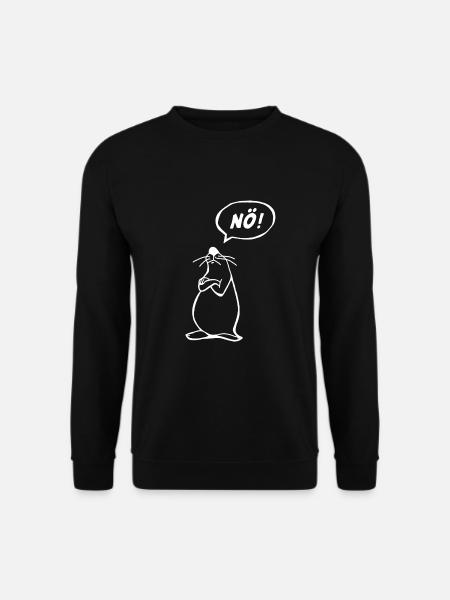NÖ Maus - Unisex Pullover - Schwarz