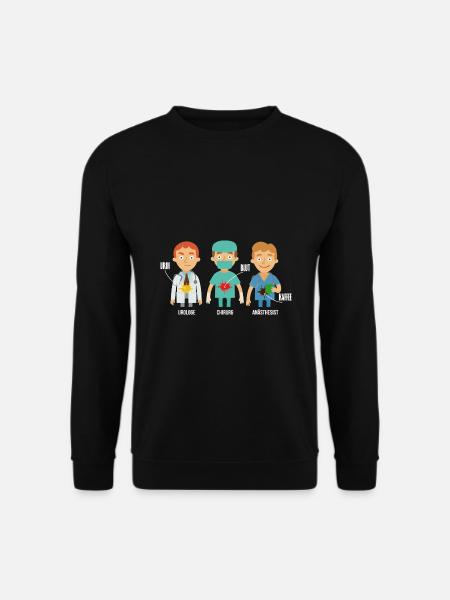 Wachsamer Anästhesist Aufwachraum - Unisex Pullover - Schwarz