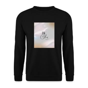 BE YOU ALWAYS - Unisex Pullover - Schwarz - Vorne - Alina (178cm) & Michal (187cm)