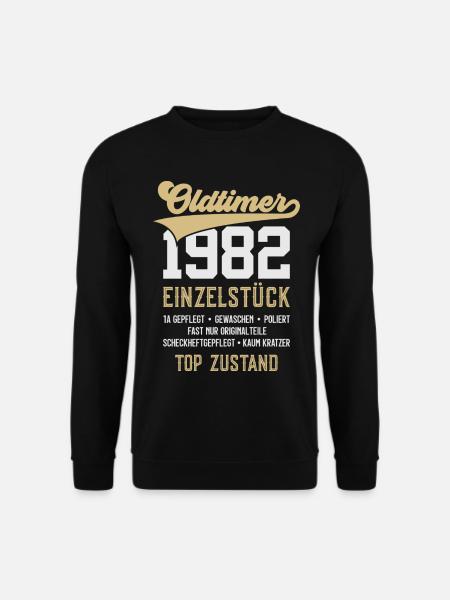 44. GEBURTSTAG OLDTIMER 1982 - Unisex Pullover - Schwarz