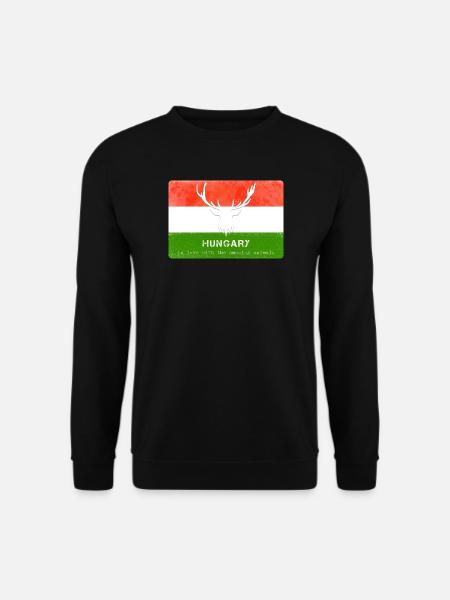 Ungarn Ungarns Wildtiere - Unisex Pullover - Schwarz