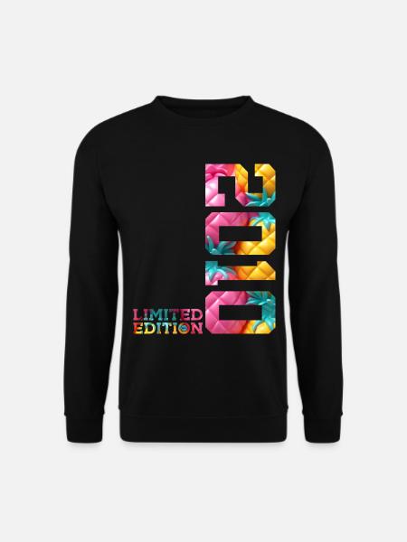 16. GEBURTSTAG LIMITED EDITION 2010 - Unisex Pullover - Schwarz