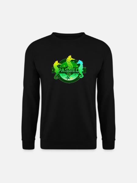 bestanden Schwimmer Schwimmerin - Unisex Pullover - Schwarz