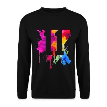 11 YEARS 11TH BIRTHDAY - Unisex Sweatshirt - black - Front - Alina (178cm) & Michal (187cm)