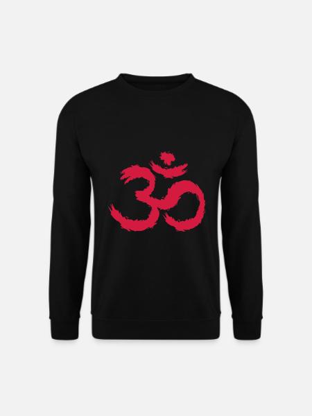 Om symbool hindoeïsme - Uniseks sweater - zwart