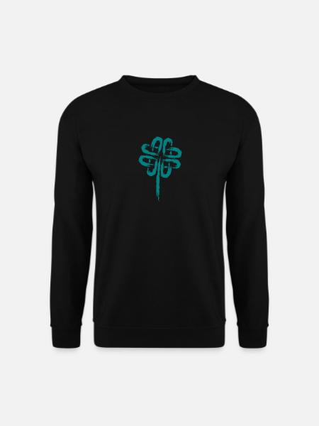 Kleeblatt Symbol Keltische Symbole - Unisex Pullover - Schwarz