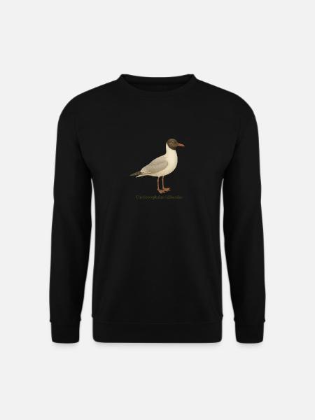 Lachmöwe - Chroicocephalus ridibundus - Unisex Pullover - Schwarz