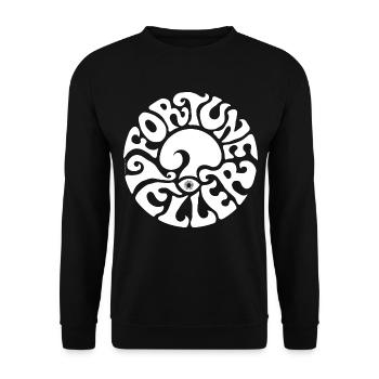 FORTUNE TELLER sixties Wahrsager*in psychedelic 60 - Unisex Pullover - Schwarz - Vorne - Alina (178cm) & Michal (187cm)