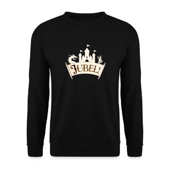 Jubel - Der Drache wird bezwungen! - Unisex Pullover - Schwarz - Vorne - Alina (178cm) & Michal (187cm)