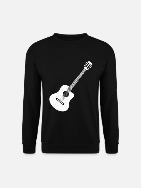 Gitarre - Unisex Pullover - Schwarz