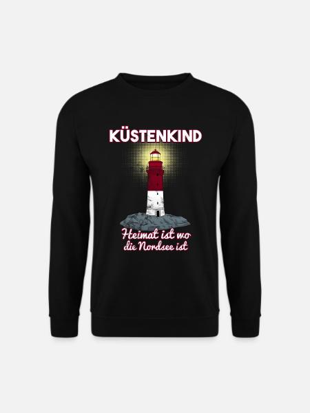 Kinder Der Küste Nordsee Küstenkind Kiel Norden - Unisex Pullover - Schwarz