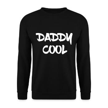 Daddy Cool - Unisex Pullover - Schwarz - Vorne - Alina (178cm) & Michal (187cm)