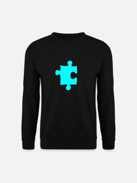 Puzzle - Unisex Pullover - Schwarz