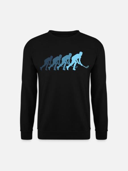 Floorball Unihockey vintage Floorball Spieler - Unisex Pullover - Schwarz