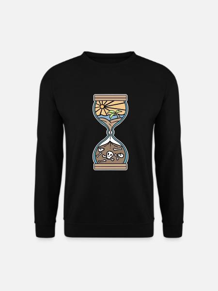 Geheimnisvolle Sanduhr Fegefeuer - Unisex Pullover - Schwarz