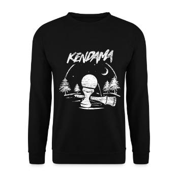 Geschicktes Kendama Turnierspiel - Unisex Pullover - Schwarz - Vorne - Alina (178cm) & Michal (187cm)