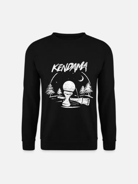 Geschicktes Kendama Turnierspiel - Unisex Pullover - Schwarz
