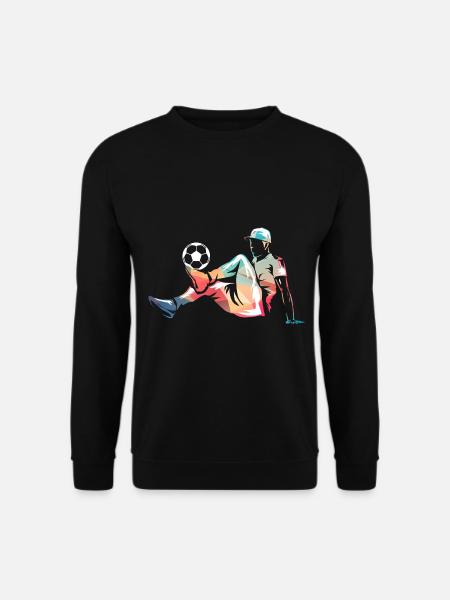 Freestyle soccer Fußball football - Unisex Pullover - Schwarz