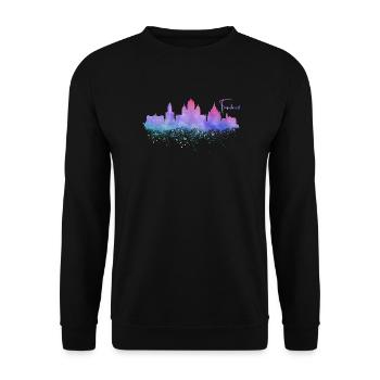 Finnland - Unisex Pullover - Schwarz - Vorne - Alina (178cm) & Michal (187cm)