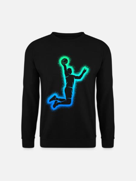 Basketballer Kinder Herren Basketball Jungen - Unisex Pullover - Schwarz