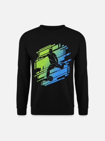 Fußball Jungen Fußballspieler Fußballer - Unisex Pullover - Schwarz