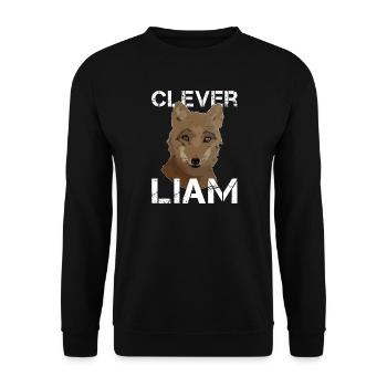 Liam Geburtstag Liam - Unisex Pullover - Schwarz - Vorne - Alina (178cm) & Michal (187cm)