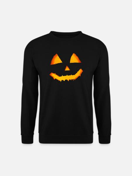 Halloween Kürbis - Unisex Pullover - Schwarz