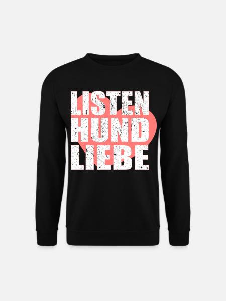 Listenhundliebe - Unisex Pullover - Schwarz