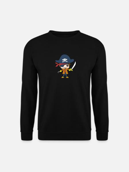 Pirat - Unisex Pullover - Schwarz