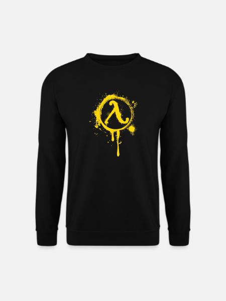 Halbwertszeit Widerstand Lambda-Symbol - Unisex Pullover - Schwarz