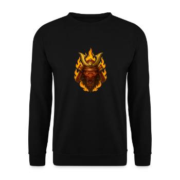 EMBER RONIN - Unisex Sweatshirt - black - Front - Alina (178cm) & Michal (187cm)